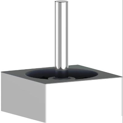 Keuco Edition 90 Toilet Brush Set - Polished Chrome/Anthracite