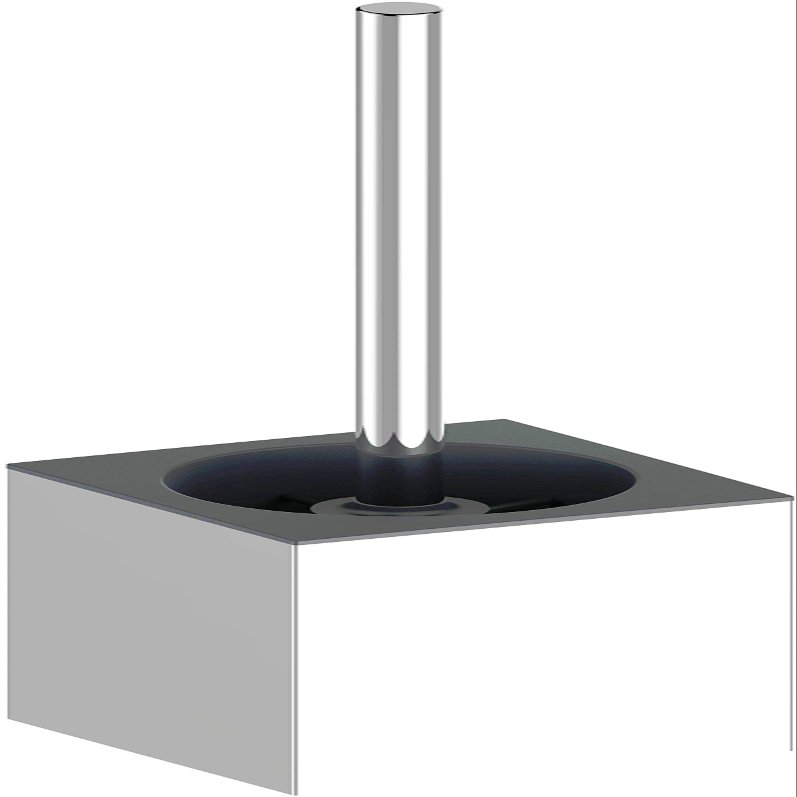 Keuco Edition 90 Toilet Brush Set - Polished Chrome/Anthracite