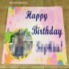 28" X 46" Custom Personalized Happy Birthday Party Banner with Your Photo view 3