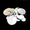 Yin Yang Crafting Mirrors, Set of 10, Shatterproof Acrylic, Silver Mirror view 2