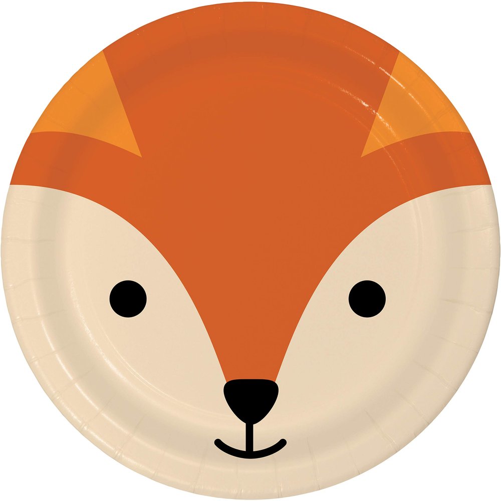 Fox Dessert Plates, 8 ct
