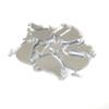 Chicken Shaped Crafting Mirrors, Set of 10, Shatterproof Acrylic, Silver view 1