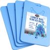 Kona 4 Pack Slim Ice Packs for Lunch Boxes & Coolers Reusable, Quick Freeze, Space Saving Freezer Packs Small Thin Cold Packs (Blue) view 1