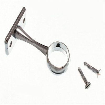 24 x Wardrobe Rod Rail Centre Support Brackets CP Chrome Plated 19mm