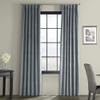 1 Piece 50 X 84 Traditional Natural Grey Curtain Solid Color Heavy Cotton Lining Velvet Polyester Light-Blocking Blackout Curtain Panel Energy Saving All Seasons Living Room & Bedroom Window Curtains view 1