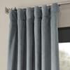 1 Piece 50 X 84 Traditional Natural Grey Curtain Solid Color Heavy Cotton Lining Velvet Polyester Light-Blocking Blackout Curtain Panel Energy Saving All Seasons Living Room & Bedroom Window Curtains view 2