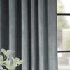 1 Piece 50 X 84 Traditional Natural Grey Curtain Solid Color Heavy Cotton Lining Velvet Polyester Light-Blocking Blackout Curtain Panel Energy Saving All Seasons Living Room & Bedroom Window Curtains view 4