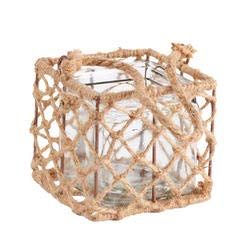 Bulk Case of 18 Natural Jute Candle Holders for Home Dcor and Displaying