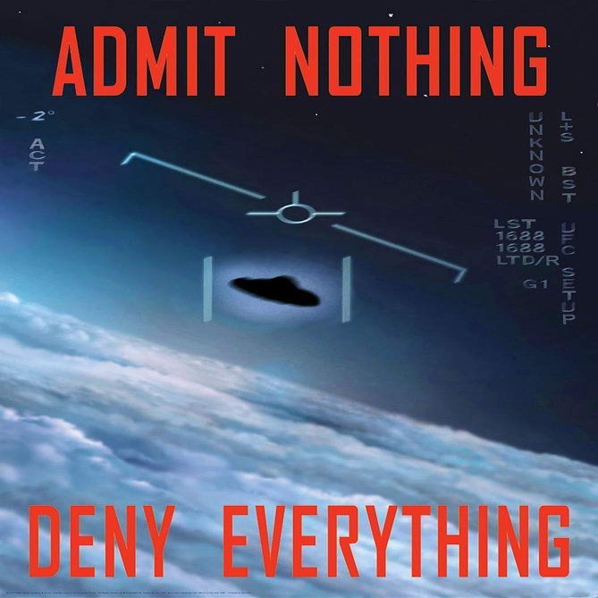 Studio B Admit Nothing - UFO - Laminated Poster - 24.5" x 36.5"
