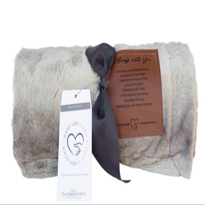 Always With You Softly Said Memorial Blanket- Thoughtful Sympathy Gift to Remember Lost Loved Ones