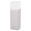 Yamazaki 4842 Refill Seasoning Bottle, White, Approx. 2.2 x 2.2 x 6.8 inches (5.5 x 5.7 x 17.2 cm), Tower Seal, Easy to Open and Close, Disassembles and Washes, Clean, 8.8 fl oz (250 ml) view 1