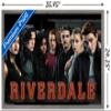 Trends International Riverdale - The Gang Wall Poster, 22.375" x 34", Barnwood Framed Version view 3