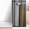 Relaxdays Mesh Magazine File Holder, A4 Metal Document Storage, Office Desk Organiser, Wide, HxWxD: 32x16x24.5 cm, Black, Steel, 1 Item view 3