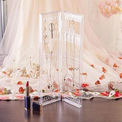 Door Home Desk Acrylic Hanging Holder Organizer Display Clear Jewelry