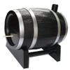 Portable Mini Automatic Wine Barrel Shaped Toothpick Plastic Box view 1