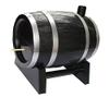 Portable Mini Automatic Wine Barrel Shaped Toothpick Plastic Box view 2