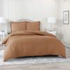 Comfort Store Bedding 2 Piece 300 GSM Comforted Set Collection Organic Cotton 1200 Thread Count Solid 1 Duvet Cover, 1 Comforter (Camel Cal. King, Set of 2) view 1