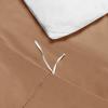 Comfort Store Bedding 2 Piece 300 GSM Comforted Set Collection Organic Cotton 1200 Thread Count Solid 1 Duvet Cover, 1 Comforter (Camel Cal. King, Set of 2) view 4