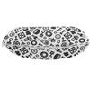 Ambesonne Auto Mechanic Travel Pillow Neck Rest, Repetitive Monochrome Pictograms Pattern with Car Spare Partss, Memory Foam Traveling Accessory for Airplane and Car, 12", Grey White view 2