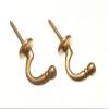 12 Pairs of Curtain Drape TIE Hold Backs Ball END Brass Plated 40mm view 1