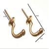 12 Pairs of Curtain Drape TIE Hold Backs Ball END Brass Plated 40mm view 2