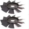 2 Pack Genuine Hydro Gear 52014 6" 10 Blade Transmission Fan CW OEM view 1