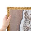 ArtToFrames 12x12 Inch Gold Picture Frame, This 1.00 Inch Custom Wood Poster Frame is 1" Wide - Versailles Gold - Comes with Regular Glass and Corrugated Backing (WOMD11239-12x12) view 1