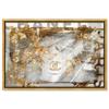 Oliver Gal Fashion and Glam Contemporary Canvas Wall Art No1 Bag Ready to Hang Home Decor 31.5 x 46.5 Gold and White Canvas Art for Bedroom view 1