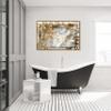 Oliver Gal Fashion and Glam Contemporary Canvas Wall Art No1 Bag Ready to Hang Home Decor 31.5 x 46.5 Gold and White Canvas Art for Bedroom view 4