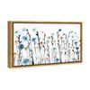 The Oliver Gal Artist Co. Floral and Botanical Framed Wall Art Canvas Prints 'Beautiful Growth' Florals, Blue, White, 45" x 30", Model Number: 19024_45x30_Canv_PSGLD view 2