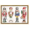 The Oliver Gal Artist Co. Holiday and Seasonal Framed Wall Art Canvas Prints 'Nutcrackers' Holidays view 1
