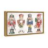 The Oliver Gal Artist Co. Holiday and Seasonal Framed Wall Art Canvas Prints 'Nutcrackers' Holidays view 2