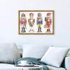 The Oliver Gal Artist Co. Holiday and Seasonal Framed Wall Art Canvas Prints 'Nutcrackers' Holidays view 3