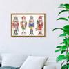 The Oliver Gal Artist Co. Holiday and Seasonal Framed Wall Art Canvas Prints 'Nutcrackers' Holidays view 4