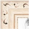 ArtToFrames 9x12 Inch White Picture Frame, This 1.25" Custom Wood Poster Frame is Old White Wash with Bead, for Your Art or Photos - Comes with Regular Glass, WOMD11234-9x12 view 4