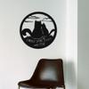 Badger Steel USA - Cat 9 Lives - Metal Wall Art - 15" X 15" - Hammered Copper view 1