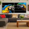 8 Huge Piece Parrots Wall Art Decor Picture Painting Poster Print on Canvas Panels Pieces - Creative Theme Wall Decoration Set - Wilde Life Wall Picture for Living Room 70 by 100 in view 3