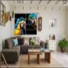 8 Huge Piece Parrots Wall Art Decor Picture Painting Poster Print on Canvas Panels Pieces - Creative Theme Wall Decoration Set - Wilde Life Wall Picture for Living Room 70 by 100 in view 4