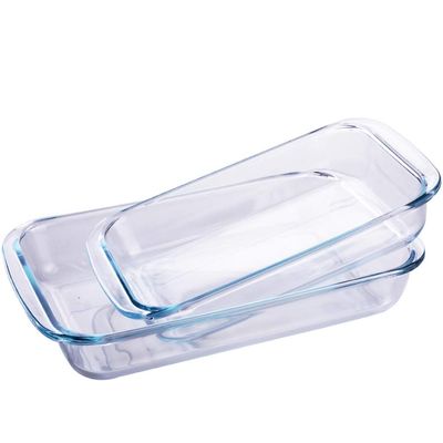 Bakeware, Tempering Glass Not Sticky Microwave Oven Oven Safety Grilled Chicken Wings Cake Baking (Size : 33.5246cm)