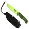 ESEE-6 1095 Carbon Steel, Black Sheath (Venom Green Blade, Neon Green/Black G10 3D Handle) view 1
