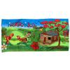 Universal125 Puerto Rico Beach Towel Gallos Casa Tipica view 1