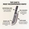 COOLINA Daozi Forged Cleaver Butcher Knife, 7.9-in High Carbon Steel Blade, Handmade Chinese Traditional Knife, Best for Chopping, Slicing, Cutting Meat view 2