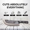 COOLINA Daozi Forged Cleaver Butcher Knife, 7.9-in High Carbon Steel Blade, Handmade Chinese Traditional Knife, Best for Chopping, Slicing, Cutting Meat view 3