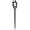 Tovolo Pasta Claw Spaghetti Spoon Scoop Charcoal Gray Silicone Head with Stainless Steel Handle, BPA Free Pasta Fork for Serving Spaghetti Linguine and Noodles, Heat Safe Pasta Serving Spoon view 1