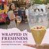 Friteshop Japanese Crepe To-Go Bags with Carry Handle - 8 x 14 inch Food-Safe, Breathable Perforated Plastic - Keeps Crepes Fresh & Easy Transport - Takeaway Packaging, Food Trucks, Cafes - 100 Count view 3