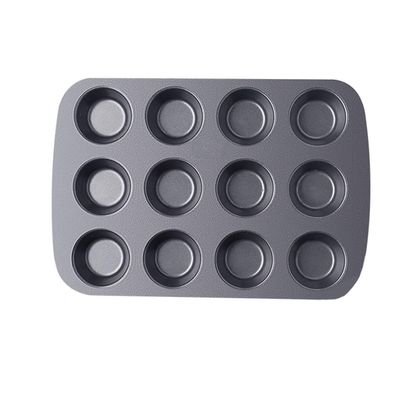 Bakeware, 12 Holes 24 Holes Not Sticky High Temperature Resistance Not Easily Deformed Oven Home Cake Baking (Size : 2924.52.2cm)