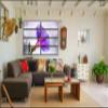 8 Huge Piece Morning Glory Wall Art Decor Picture Painting Poster Print on Canvas Panels Pieces - Nature Theme Wall Decoration Set - Flower Wall Picture for Living Room Bedroom 70 by 100 in view 2