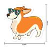 MightySkins Cool Corgi 12" Peel and Stick Wall Art Removable Cute Stylish Funny Cartoon Dorm Room Decor Sticker Vinyl Wall Decals view 2