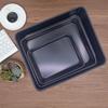 Bakeware, Carbon Steel Three-piece Oven Bread Cake Baking Dish Baking Not Sticky Easy To Clean (Color : Black) view 4