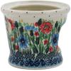 Polmedia Polish Pottery Heater UNIKAT - Meadow at Sunset Pattern Handmade in Boleslawiec Poland by Ceramika Artystyczna + Certificate of Authenticity view 2